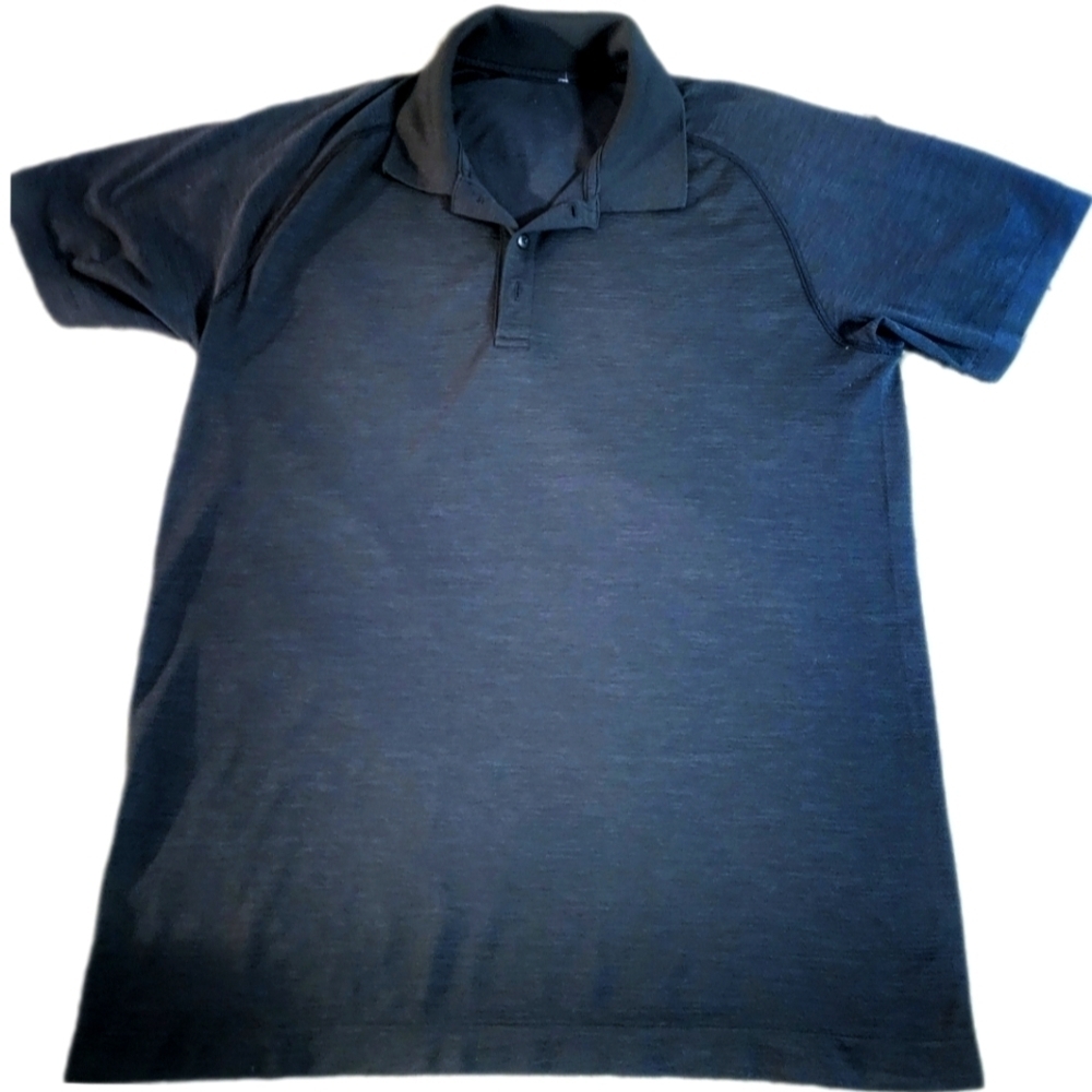 Lululemon \ Men's Metal Vent Tech Polo / Black / Large